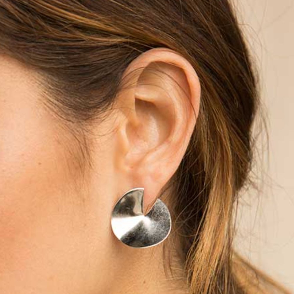 THE PAPERCUT DISC EARRING